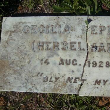 PEPLER Cecilia nee HERSELMAN -1928