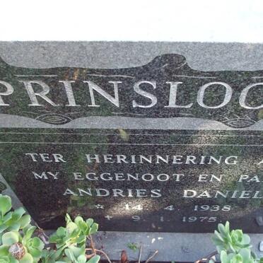 PRINSLOO Andries Daniel 1938-1975