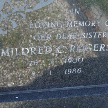 ROGERS Mildred C. 1900-1986