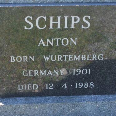 SCHIPS Anton 1901-1988