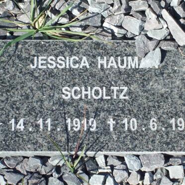 SCHOLTZ Jessica Hauman 1919-1997