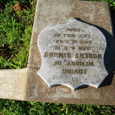 SIMONS Robert 1916-194?