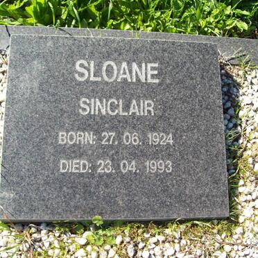 SLOANE Sinclair 1924-1993