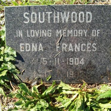 SOUTHWOOD Edna Frances 1904-1993