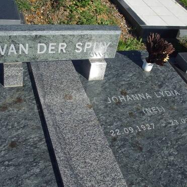 SPUY Johanna Lydia, van der nee NEL 1927-2003