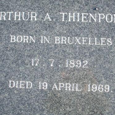 THIENPONDT Arthur A. 1892-1969