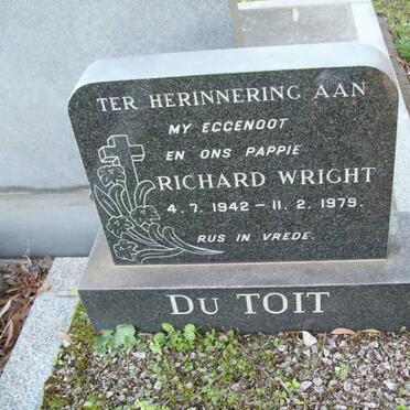 TOIT Richard Wright, du 1942-1979