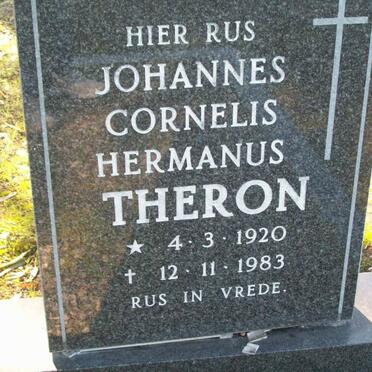 THERON Johannes Cornelis Hermanus 1920-1983