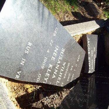 TOIT Jacob Roelf George, du 1904-1987 &amp; Wilhelmina Susanna Jacoba KLEYNHANS 1909-1998