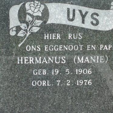UYS Hermanus 1906-1976