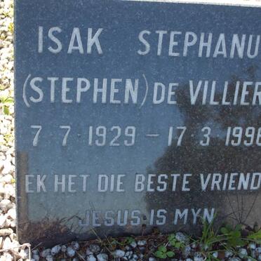 VILLIERS Isak Stephanus, de 1929-1996
