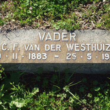 WESTHUIZEN J.C.F., van der 1883-1937