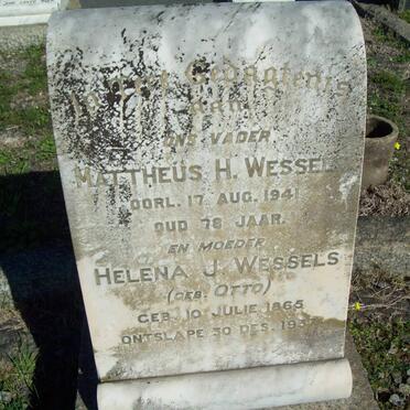 WESSELS Mattheus H. -1941 &amp; Helena J. OTTO 1965-1937