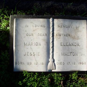 WALTON Marion Eleanor Jessie 1911-1962