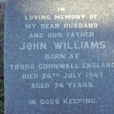 WILLIAMS John -1947