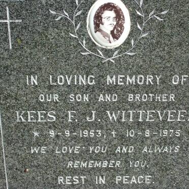 WITTEVEEN Kees F.J. 1953-1975