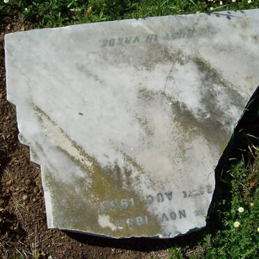 WET Jacobus Petrus, de 1850-1920 &amp; [Ra]chel Jacoba 1849-1933