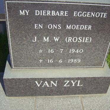 ZYL J.M.W., van 1940-1989