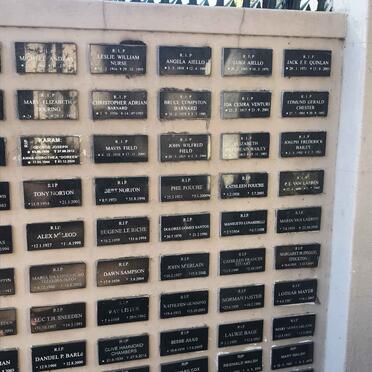 Western Cape, Cape Town's Helderberg, SOMERSET WEST, St Paul's Catholic Church, Memorials