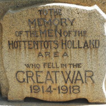 02. Memorial : Great War 1914-1918