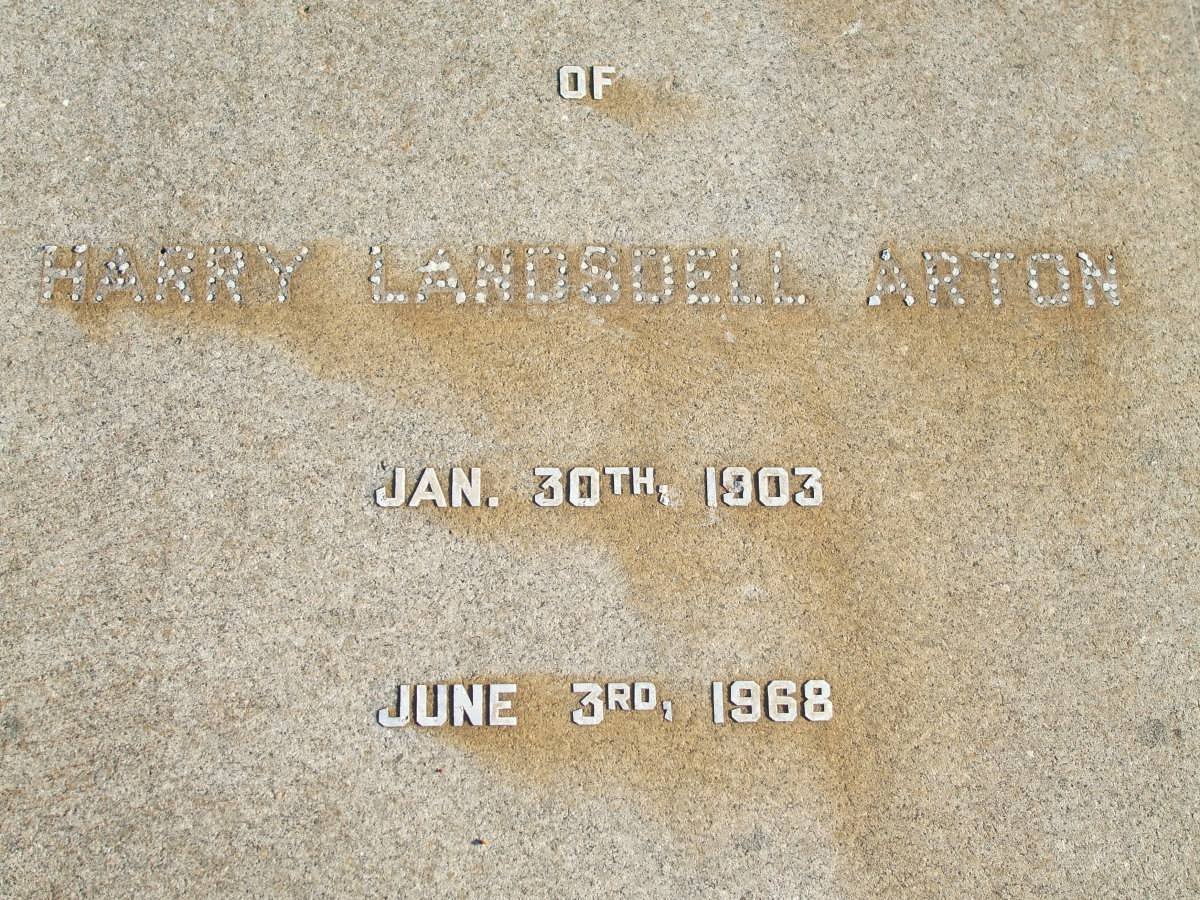 ARTON Harry Landsdell 1903-1968