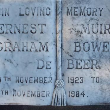 BEER Ernest Muir Graham Bower, de 1923-1984