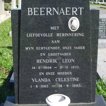 BEERNAERT Hendrik Leon 1904-1973 &amp; Ylanda Celestine 1903-1983