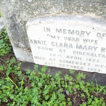 BELL Annie Clara Mary 1885-1909