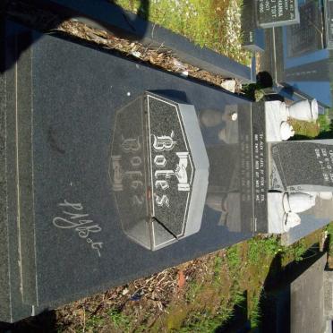 BOTES Pieter Antonie Johannes 1936-1991