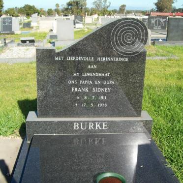 BURKE Frank Sidney 1911-1978