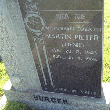 BURGER Martin Pieter 1943-1969