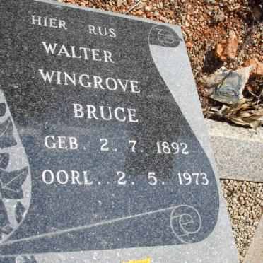 BRUCE Walter Wingrove 1892-1973