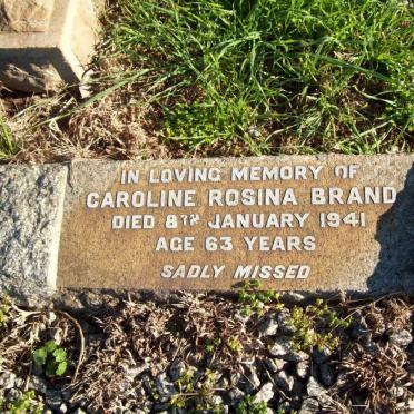 BRAND Caroline Rosina -1941