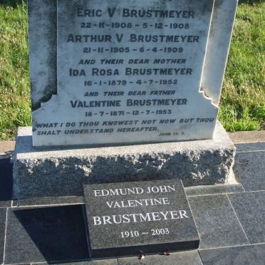 BRUSTMEYER Valentine 1871-1953 &amp;  Ida Rosa 1879-1952