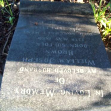 BROWN William Joseph 1880-19??
