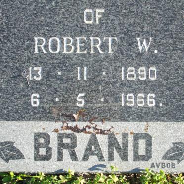BRAND Robert W. 1890-1966