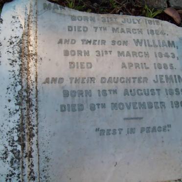 BRITTAIN William ? ??-1884 :: ? Mary 1819-1884 :: BRITTAIN William 1843-1885 :: BRITTAIN Jemima 1859-1906