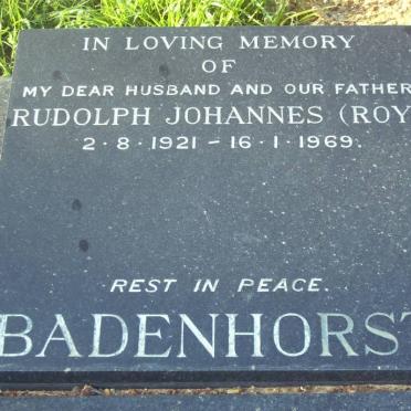 BADENHORST Rudolph Johannes 1921-1969