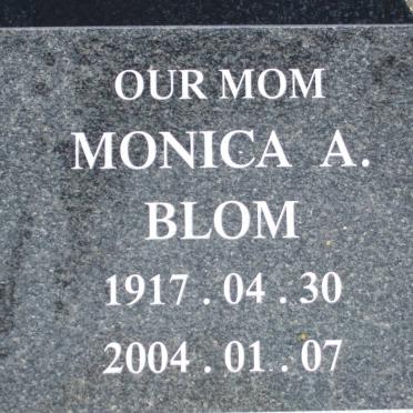 BLOM Monica A. 1917-2004