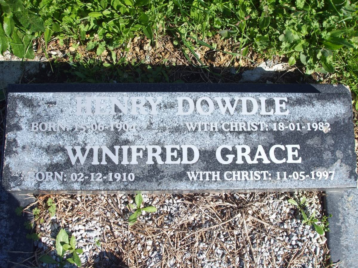 COETZEE Henry Dowdle 1904-1982 &amp; Winifred Grace 1910-1997