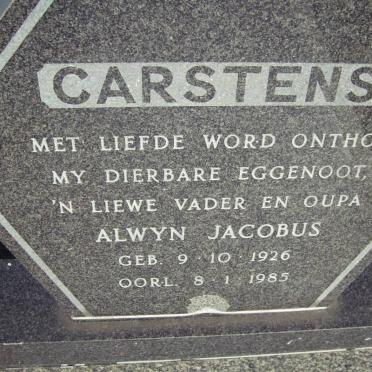 CARSTENS Alwyn Jacobus 1926-1985