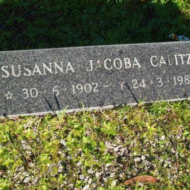 CALITZ Susanna Jacoba 1902-1986