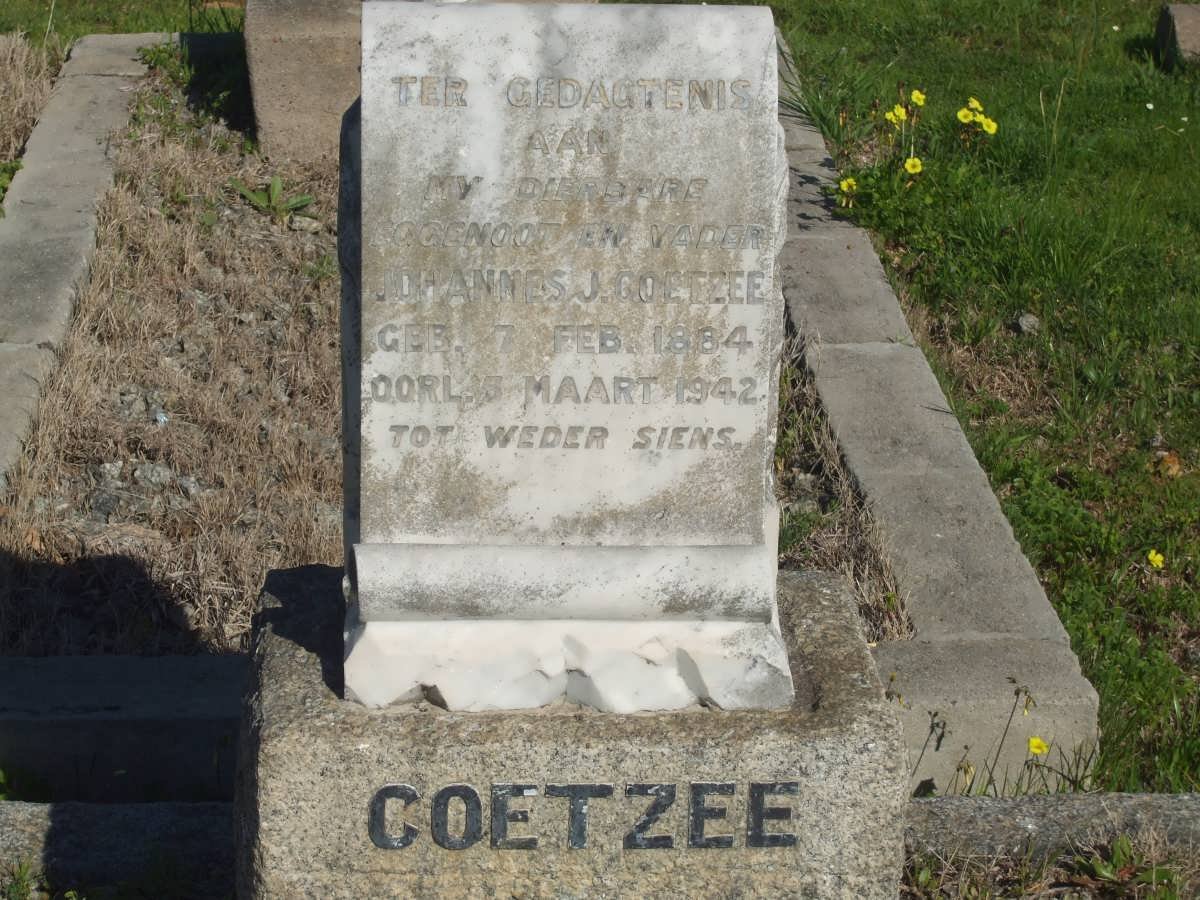 COETZEE Johannes J. 1884-1942