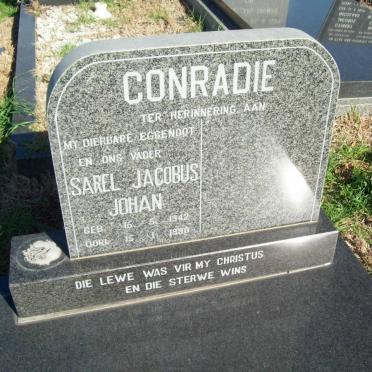 CONRADIE Sarel Jacobus Johan 1942-1990