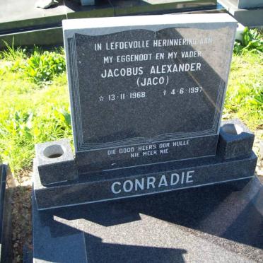 CONRADIE Jacobus Alexander 1968-1997
