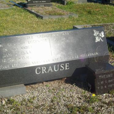 CRAUSE James Isaac 1924-1978 :: CRAUSE Teuns 1947-1987
