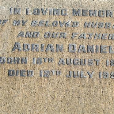 DANIEL Adrian 1888-1957