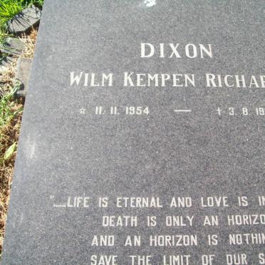 DIXON Wilm Kempen Richard 1954-1993