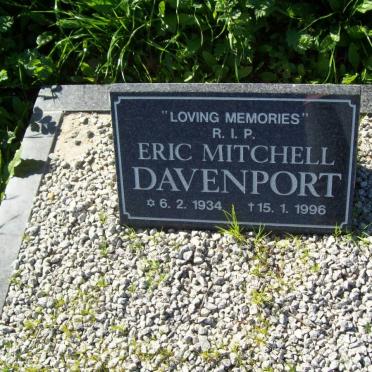 DAVENPORT Eric Mitchell 1934-1996