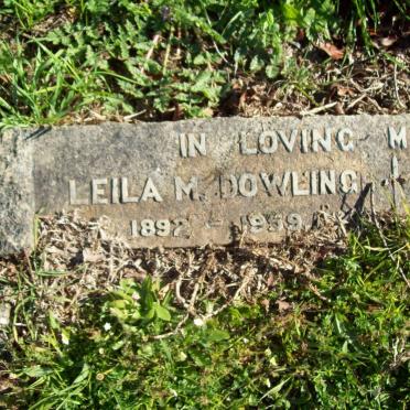 DOWLING Leila M. 1892-1959